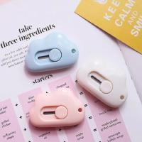 Cuchillo De Utilidad Portátil Mini Con Diseño De Conejo Y Nube Cortador De Papel Para Oficina Suministros De Corte Con Hoja De Acero - details 5