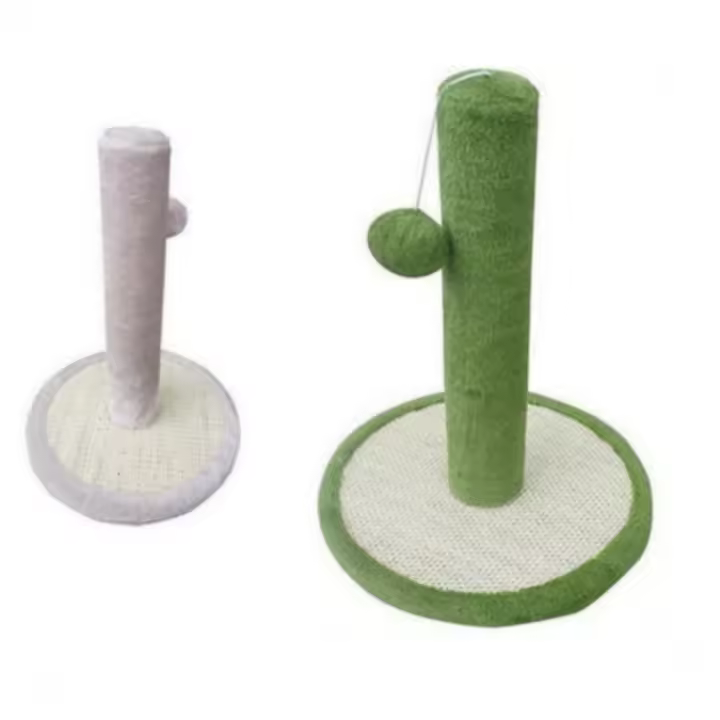 HOGUITA-Rascador para Gato Torre con Poste Rascador para Gatitos, Árbol para Gatos Compacto y Cómodo al Tacto, Ideal para Afilar Garras y Jugar 30x30x38cm - 1