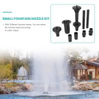Kit de boquilla de fuente pequeña de 9 piezas, cabezales de boquilla de fuente de agua para estanque, bomba sumergible para piscina - details 3