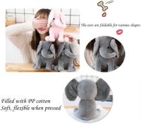Elefante de felpa Animal - 25cm lindo juguete de felpa, perfecto para bebé, niños, niñas regalo de peluche - details 0