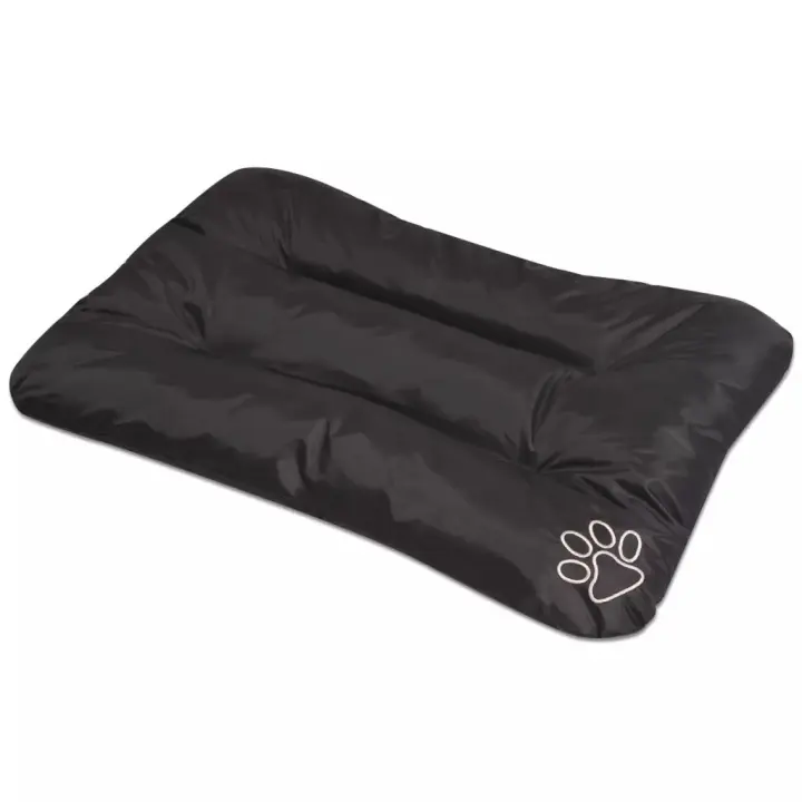 vidaXL Colchón para perro tamaño L negro - 1