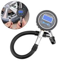 Medidor De Presión De Neumáticos Para Coche Camión Motocicleta Vehículo Automóvil Con Pantalla LCD Precisión Alta Digital - details 0