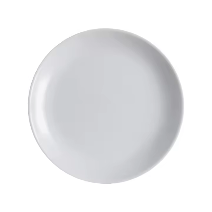 Luminarc Plato Postre Granit 19cm Vidrio Opal Reciclable Ecológico Saludable - 1