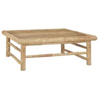 vidaXL Mesa de jardín de bambú 65x65x30 cm Conjunto Terraza Muebles Jardín Exterior Juego de Muebles de jardín Mueble Jardín Exterior Muebles de Salon Exterior - details 1