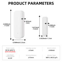 Sensor De Puerta Y Ventana WiFi Zigbee Tuya Con Batería Sistema De Seguridad Inteligente Para El Hogar Control Por Voz a Través De Alexa Y Google Home - details 10