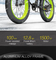 Bicicleta Eléctrica plegable Bezior x1500 de Grasa 26*4.0 48v12.8ah con freno hidráulico - details 1