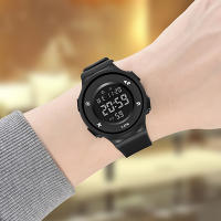 Reloj Digital Para Hombre LED Deportivo Reloj Militar Con Alarma Y Luz Luminosa Resistente Al Choque Y Al Agua Multifuncional Material De Correa De Silicona - details 10