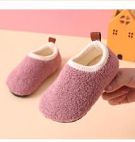 Alpargatas De Algodón Para Niños Y Niñas Invierno Calor Interior Antideslizantes Suaves Talla True Fit Material De Suela De Goma - details 14