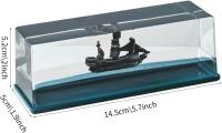 Botella de Deriva de Fluidos para Crucero, Barco Insumergible en una Caja, Decoración de Barco Pirata, Adorno para Oficina y Hogar, Decoración Naútica para Escorio y Coche - details 8