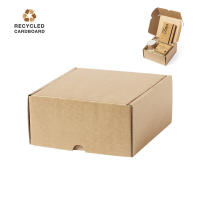 Disok Lote 50 Cajas Presentación Cartón Kraft Baratas 16 X 8.5 X 15 Cm Recicladas - details 1