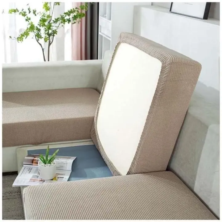 Fundas De Cojín para Sofá Elasticidad Funda para Asientos De Sofá Elástica, Protector De Cojín De Asiento De Tela De Poliéster De Alta (Color : #25, Size : 1 Seat - X (65-95cm)) - 1