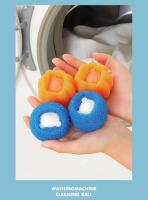 Bolas De Limpieza Para Lavadora Eliminador De Pelo De Mascotas Accesorios Para Gatos Y Perros Recopilador De Pelusa Reutilizable Tamaño Aproximado 6cm - details 14