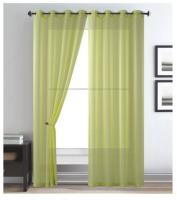 Cortina visillo doris 140x260cm.Decorar para el hogar, sala de estar y dormitorio, estilo americano, 100% poliester.1 panel. - details 32