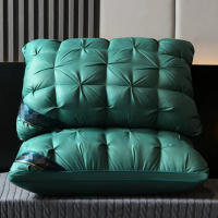 Cojín de soporte de Cuello de calidad de hotel de lujo, hipoálgica, lavable a Máquina, relleno de Fibre de poliéster elegante para un sueño profundo y comodidad(Una almohada) - details 5
