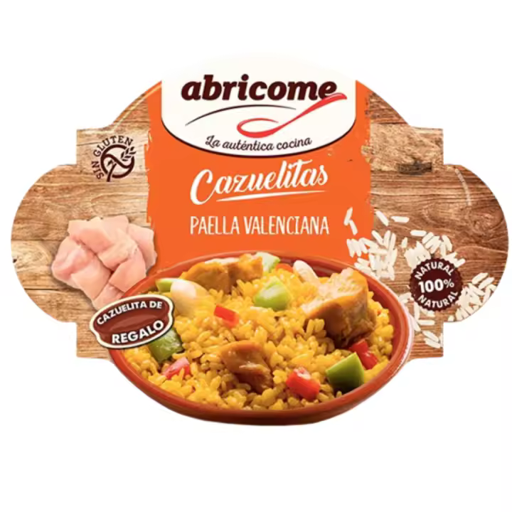 Cazuelita de Paella Valenciana Abricome 415g - Listo para comer - Envío rápido - 1