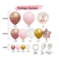 Kit De Arco De Globo Rosa Dorado Con Rosa Naranja Y Blanco Para Graduación Propuesta Día De San Valentín Confesión - details 4