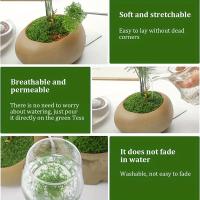 1/5/8pcs Moss Artificial Simulado Para Decoración De Jardín Plantas Verdes Silken Para Decoración De Macetas Y Exposiciones - details 1