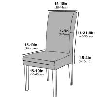Funda De Silla De Comedor Elástica Gruesa Y Elegante Para Cocina Hotel Boda Banquete Cubierta De Silla Moderna En Tela Spandex/Poliéster - details 0