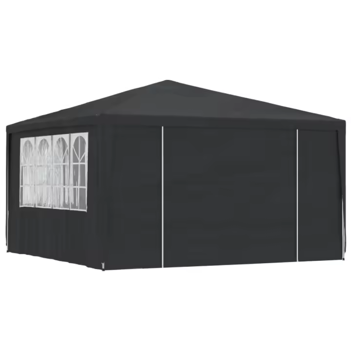 vidaXL Carpa Profesional para Fiestas con Paredes 4x4m Campamento Toldo Color Azul,  Blanco,  Antracita y mas - 1