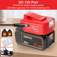 Adaptador Para Batería Milwaukee M18 18V a Cargador Rápido USB PD 22.5W QC 3.0 Para Linterna Y DIY DC12V3A Accesorio De Herramienta Eléctrica - details 2