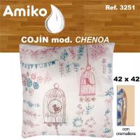 COJIN AMIKO CON CREMALLERA MODELO CHENOA 42X42 CMS - details 0