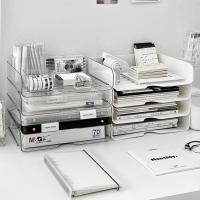 Estantería De Escritorio Multifuncional A4 Para Almacenamiento De Archivos 2 Piezas Para Oficina Y Dormitorio De Estudiantes - details 3