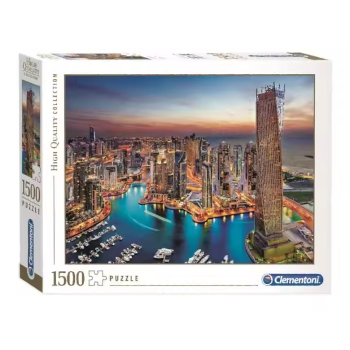 Puzzle 1500 piezas Dubái - ciudad emirato de los Emiratos Árabes Unidos - Clementoni - 1
