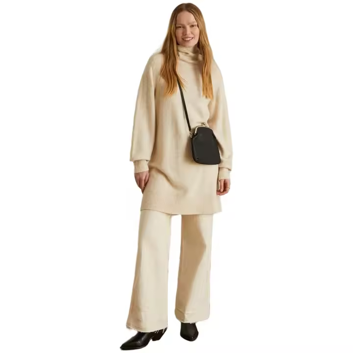 Vestido Yerse  para mujer en color beige - 1