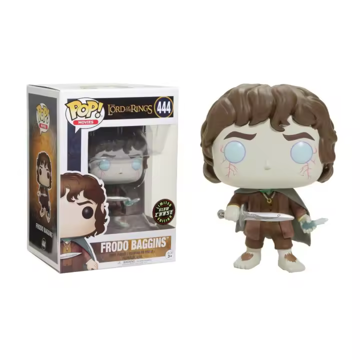 Funko  Frodo Bagging Bolson Bolsón  Chase Edition Señor Anillos Lord Rings Pop Vinyl Figura 444 Hobbit - 1