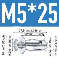 30pcs Tornillos De Flor M4M5M6 Con Tornillos De Jack Y Plomadas De Expansión Para Abrazaderas De Cortina Y Clavos De Rosca - details 10