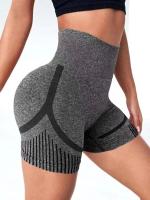 Shorts De Yoga Para Mujer Cintura Alta Fitness Running Pantalones De Gimnasio Levantamiento De Glúteos Sportswear Yoga Push up Shorts De Entrenamiento - details 29