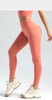 Leggings De Fitness Para Mujer Largo Completo Pantalones De Yoga Cómodos Y Ajustados Para Correr Con Cinturón Elástico Material De Poliéster Y Spandex - details 4