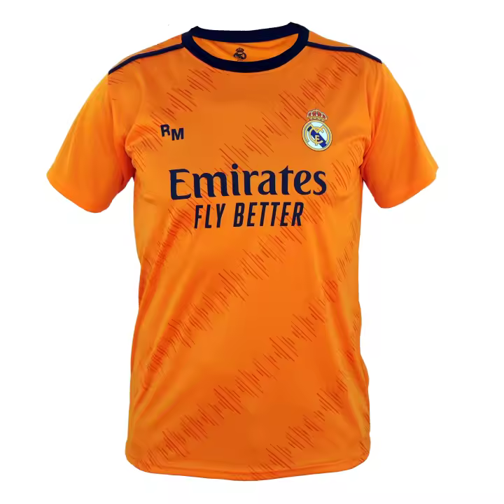 Camiseta Fútbol Real Madrid Segunda Equipación Adulto | Vini JR, Bellingham, Sin Dorsal, Valverde, Modric, Camavinga - 1