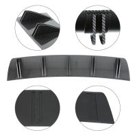 Difusor De Parachoques Trasero Universal Para Coche Estilo Cuchilla De Tiburón ABS Curvo Para Audi A6 A4 A5 Accesorios De Coche - details 6
