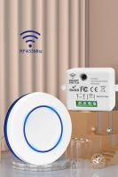 Interruptor De Luz Inalámbrico RF 433MHz 10A 100-240V Controlador De Relé Mini Botón Redondo Módulo Para Control Remoto LED En El Hogar - details 0