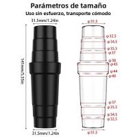 Accesorio De Máquina De Aspiradora Convertidor De Varios Capas Con Cabeza De Conversión Multifuncional De Diámetro Variable Universal - details 3