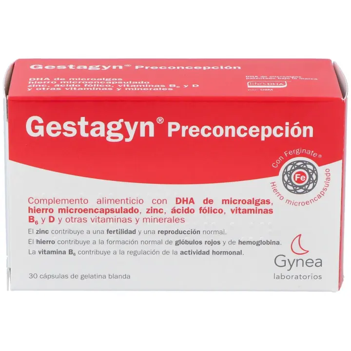 Gestagyn Preconcepcion Dha 30 Cápsulas - 1