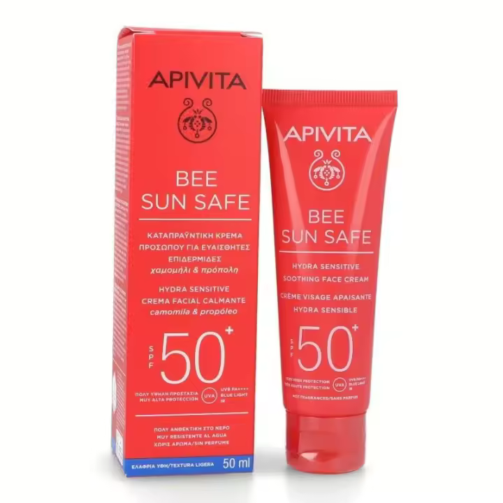 APIVITA Bee Sun Safe Hydra Sensitive Crema Facial Calmante SPF50 (50ml) ✅ Entrega 24/72h - 1