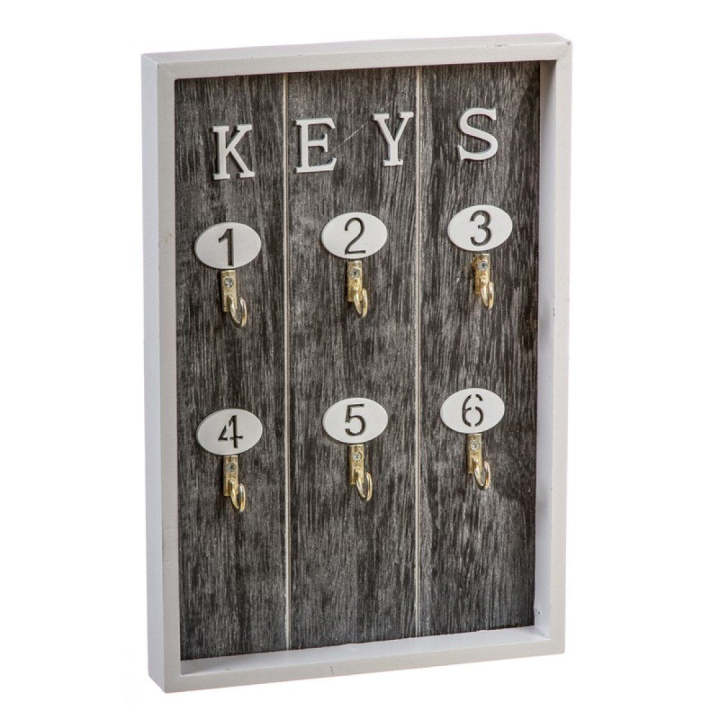 Lettere Decorazione In Legno HOME Con Ganci DAMDAM GO - Per Parete, 31x11,3 Cm, Stile Sweet Home - Foto 3