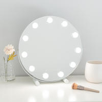 Flamingueo Espejo Maquillaje con Luz - Espejo Redondo 11 Bombillas Tocador de Maquillaje con Luz 3 Modos Posición Regulable Espejo Led Maquillaje - details 6