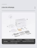 Lámpara De Pared LED Con Sensor De Movimiento Para Cocina Dormitorio Sala De Estar Iluminación Interior Sin Cable USB - details 12