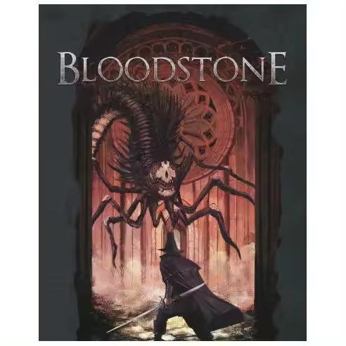 The Hills Press | Bloodstone | Juego de Mesa Competitivo | Localizado en una Ciudad Asolada por la Oscuridad | Interpreta a un Grupo de Cazadores | Ambientación Oscura |  | 2 - 5 jugadores | Español | Temática: Oscuro - 1