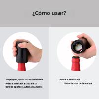 ABRIGUER DE BOTTLE AUTOMÁTICO POP-UP ABRE-CORKScrew DE Cerveza Y Soda APERTURA AL APLASTAR Adecuado Para Fiestas Y Uso Doméstico Accesorio De Cocina Portátil - details 8