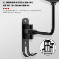 Soporte De Casco De Motocicleta Con Ganchos Montaje En Pared Rotación De 180° Metal Soporte Para Cascos De Bicicleta Y Chaquetas - details 5