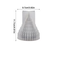 Molde De Silicona Para Vela De Árbol De Navidad 3D Creativo Para Epoxy Resina DIY Aromaterapia Vela Tamaño Estándar De Plantas - details 16