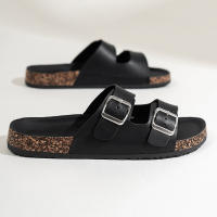 Zapatillas De Hombre Sencillas Y Moda Con Hebilla Talla Plana Multiple Tallas Cómodas Para Exterior Verano PU EVA - details 3