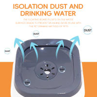 Tazón De Agua Para Perros Flotante Anti-Derrame Alimentador Lento No Eslipiente Fuente De Bebida Para Mascotas Material Plástico Apto Para Grandes Razas - details 1