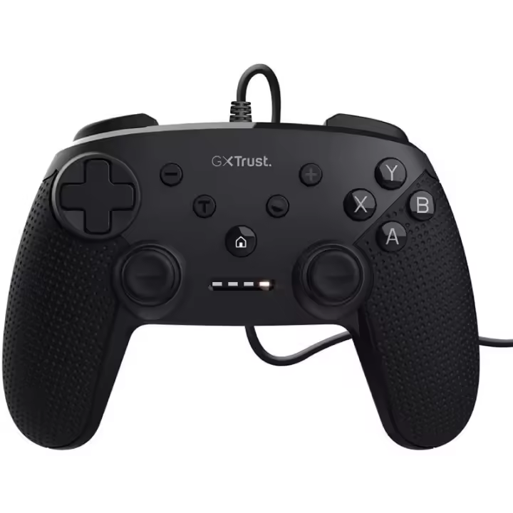 Trust Gaming GXT 541 Muta - Gamepad para PC con Cable USB 3m - Negro - 1