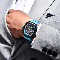 Reloj De Cuarzo Para Hombre PAGANI DESIGN 2023 Forma De Cuenco 40MM Vidrio De Zafiro Resistente Al Agua Y Luminoso Pulsera De Silicona Estilo Casual - details 18