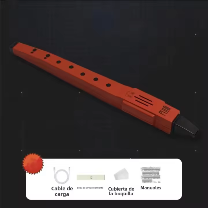 Saxofón Portátil Electrónico Mini Instrumento De Viento Para Imitación De Diversos Sonidos De Instrumentos Musicales Incluye Batería - 1
